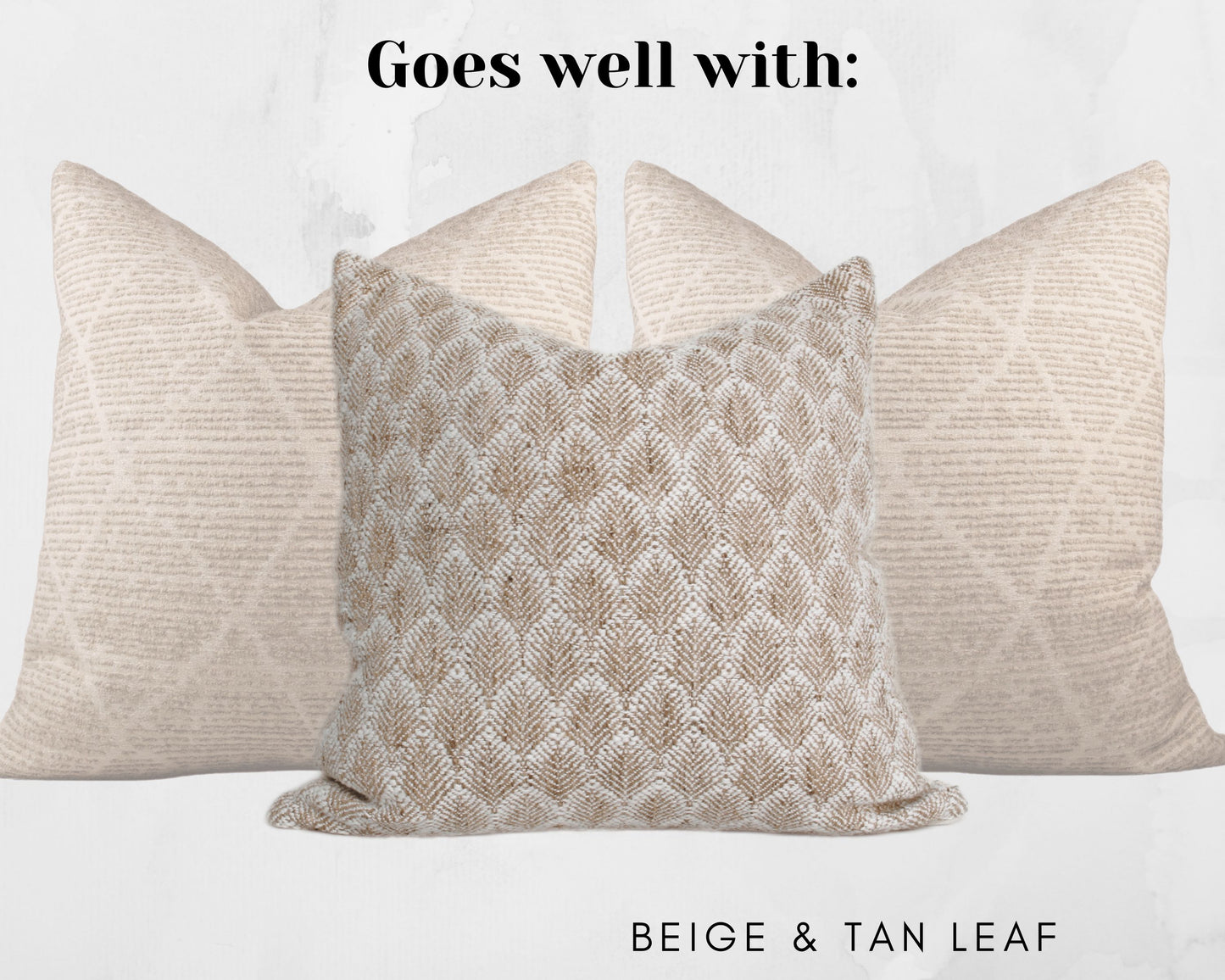 Ivory Diamonds Pillow Cover