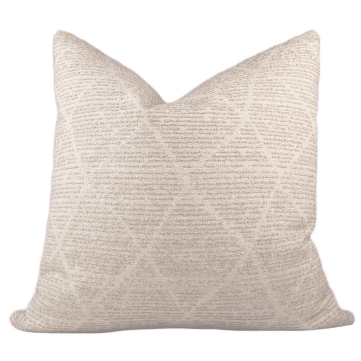 Ivory Diamonds Pillow Cover