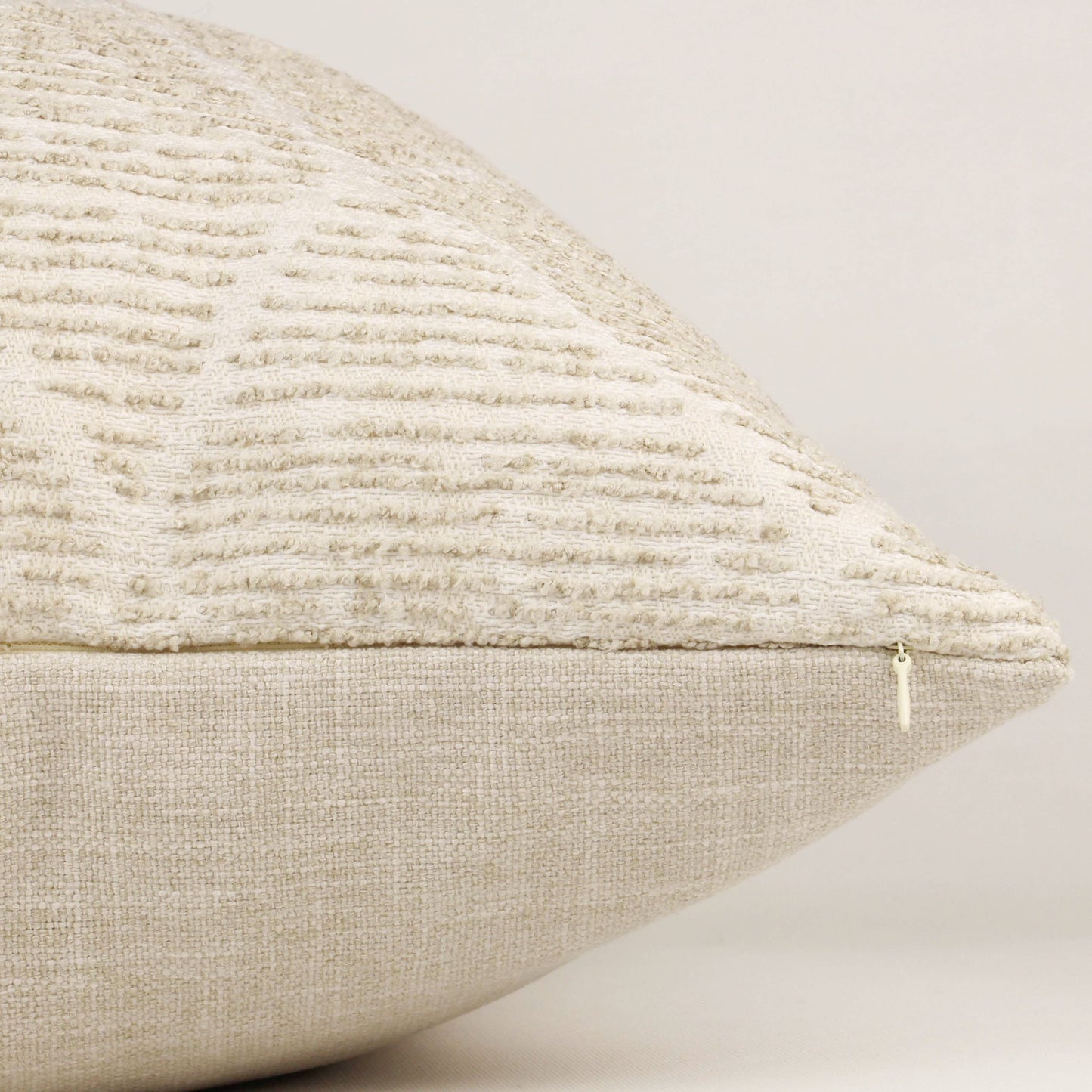 Ivory Diamonds Pillow Cover