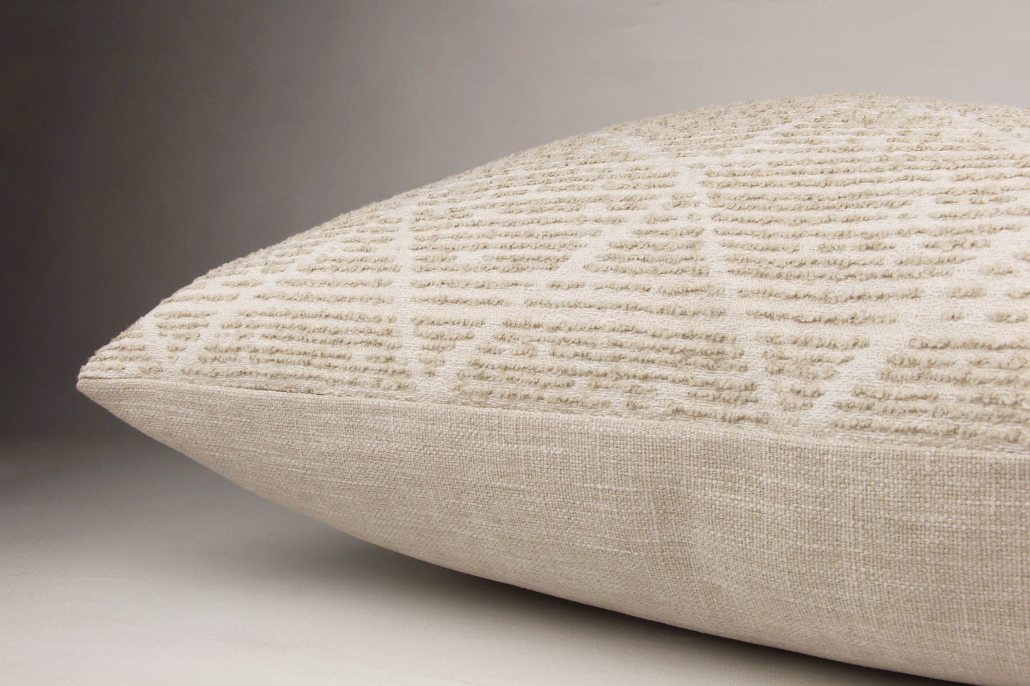 Ivory Diamonds Pillow Cover