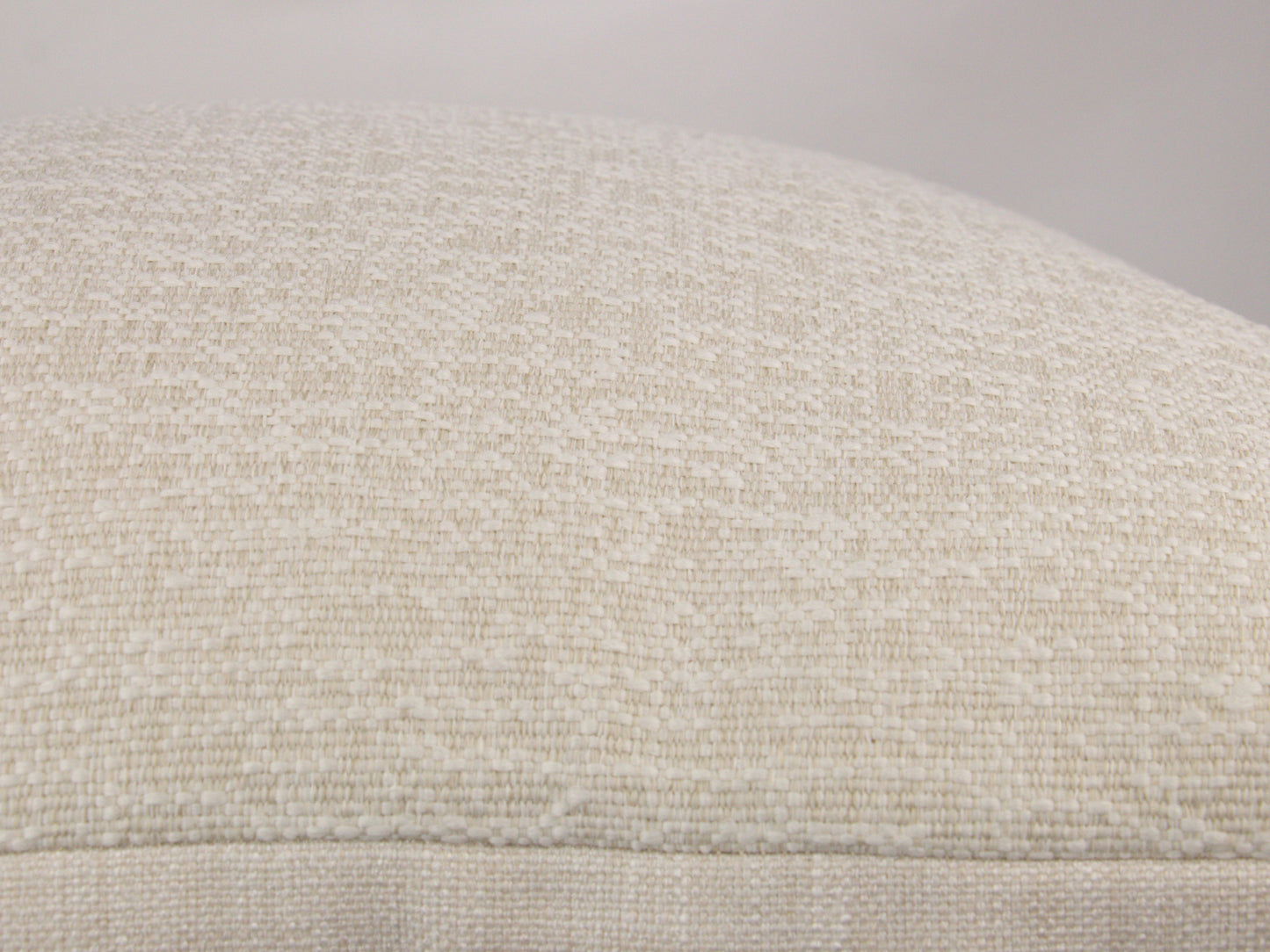 Cream Textured Woven Pillow Cover