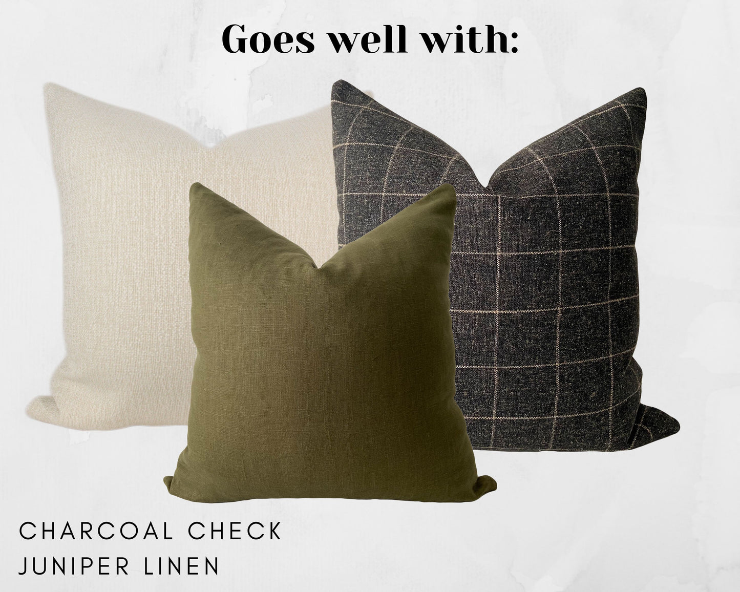 Cream Textured Woven Pillow Cover