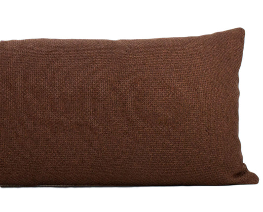 Clay Woven Long Lumbar Pillow Cover, 14x36"