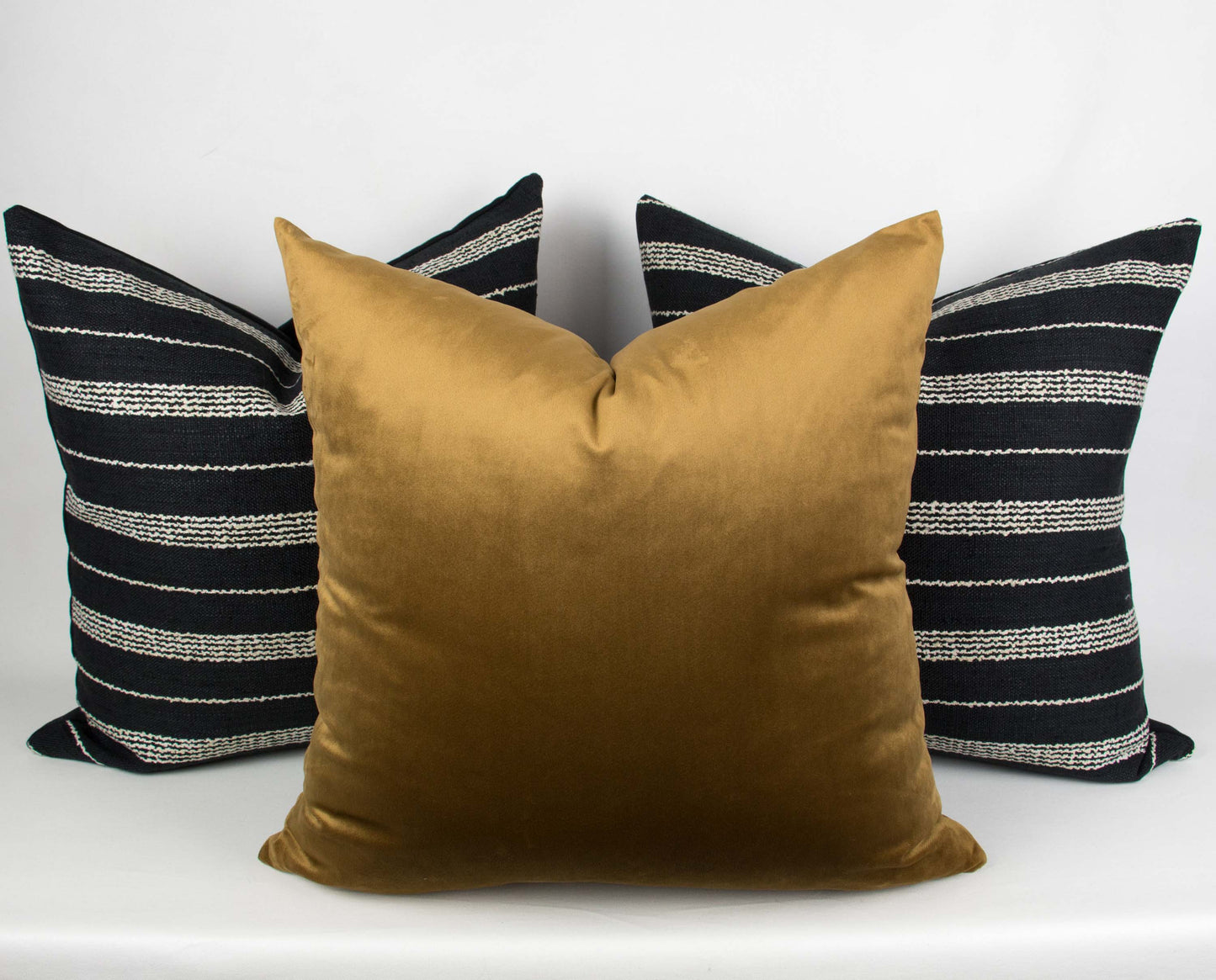 Camel Velvet Pillow Cover, 20x20"