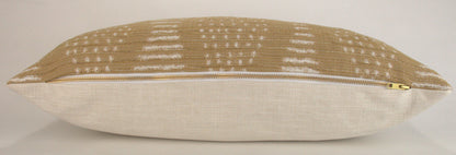 Camel Tribal Print Pillow Cover, 12x24" lumbar
