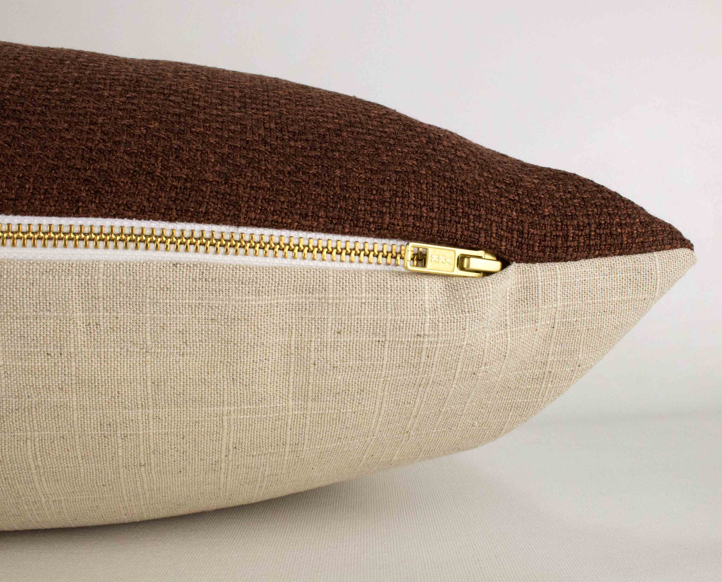 Clay Woven Long Lumbar Pillow Cover, 14x36"