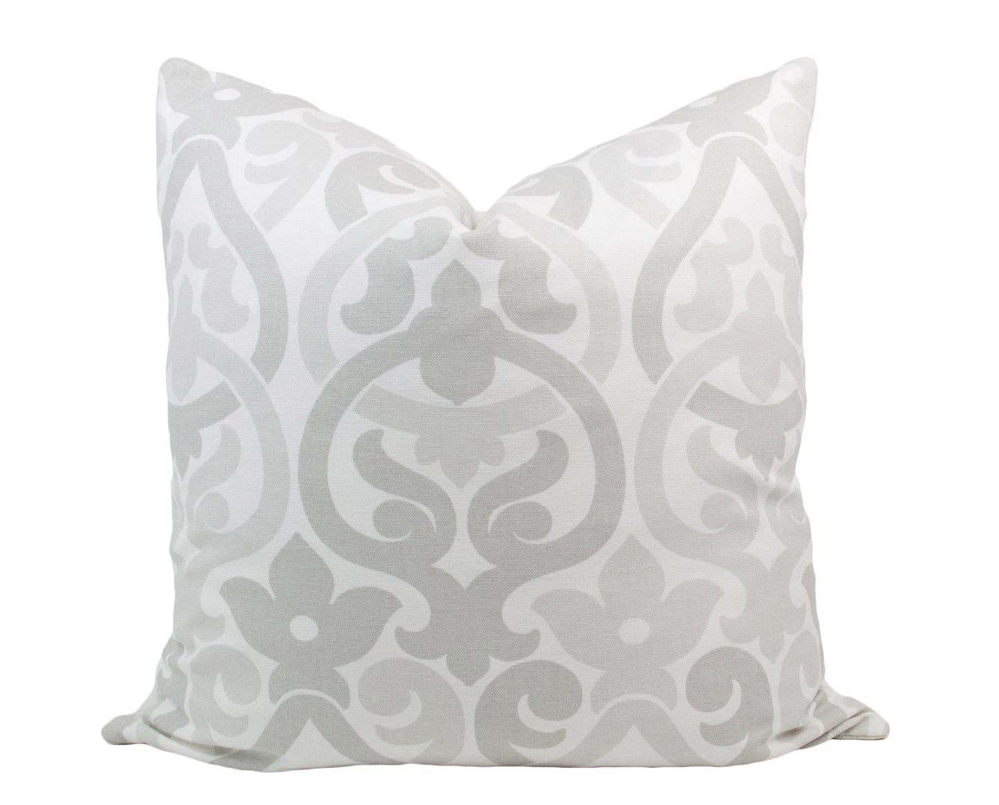 White & Grey Otomi Pillow Cover, 20x20"