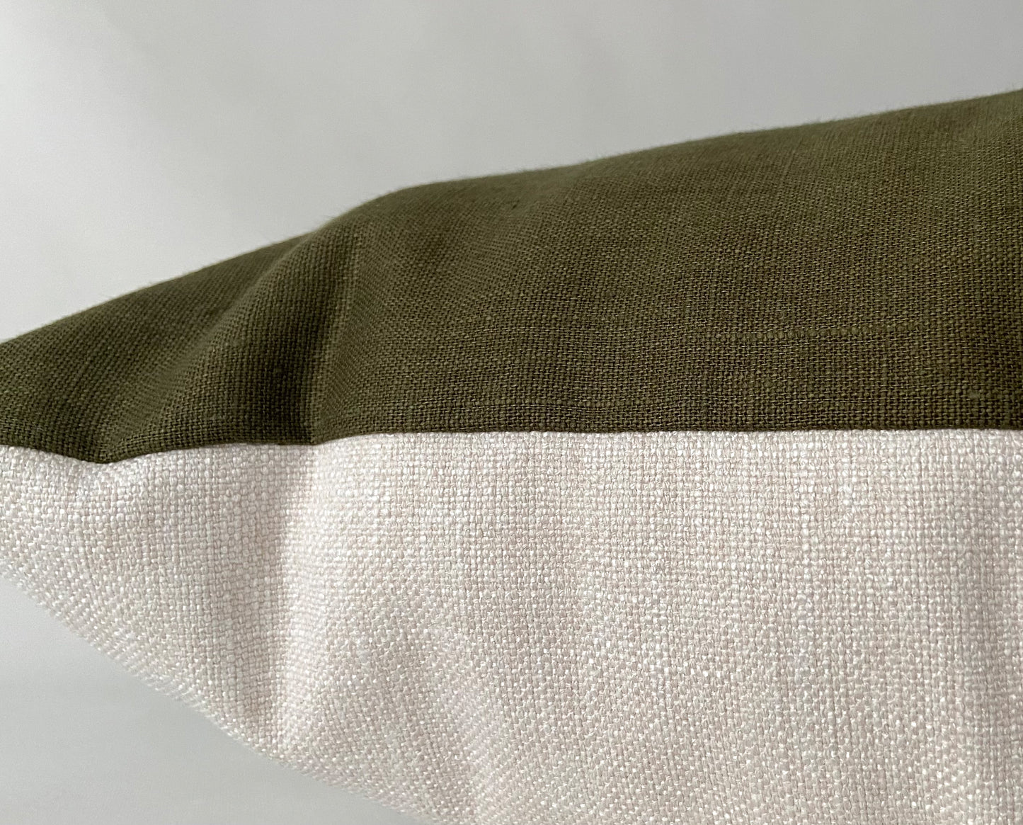 Juniper Green Linen Pillow Cover