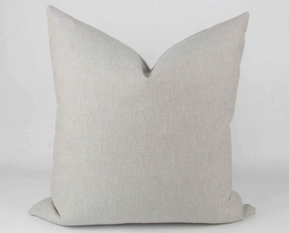 Sand & White Striped Textured Pillow Cover
