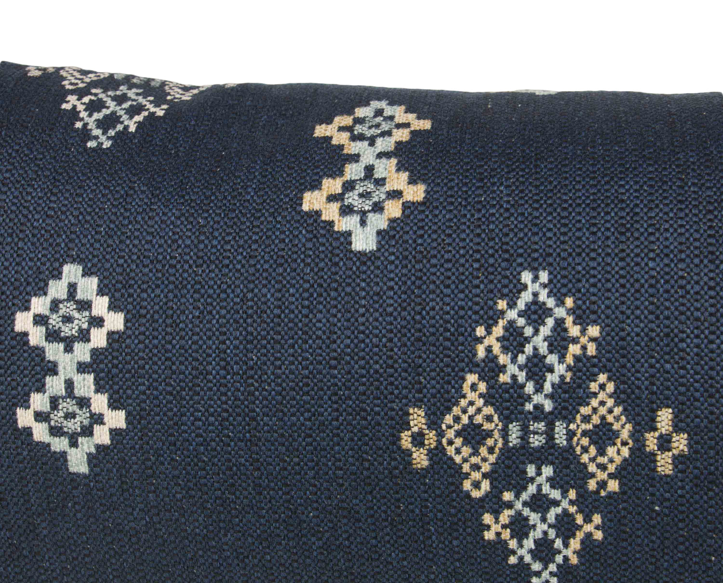 Indigo Southwestern Tribal Long Lumbar Pillow Cover 14x36"